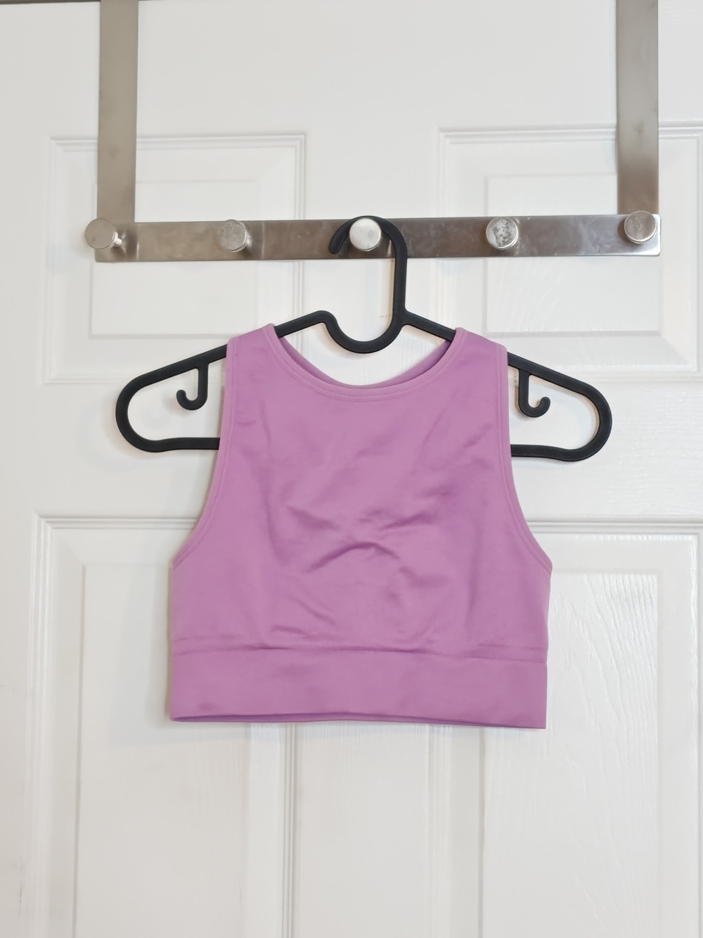Knix Purple Crop Sports Bra Top Size S